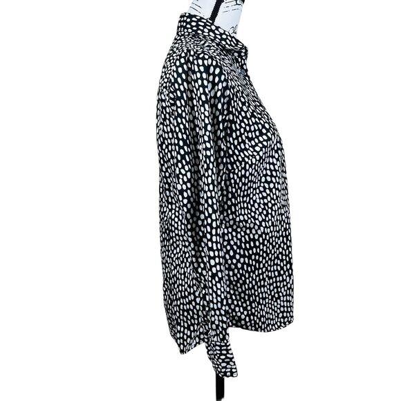 J crew brown shirt Button-up stretch cotton poplin shirt in signature fit size M - Picture 4 of 15